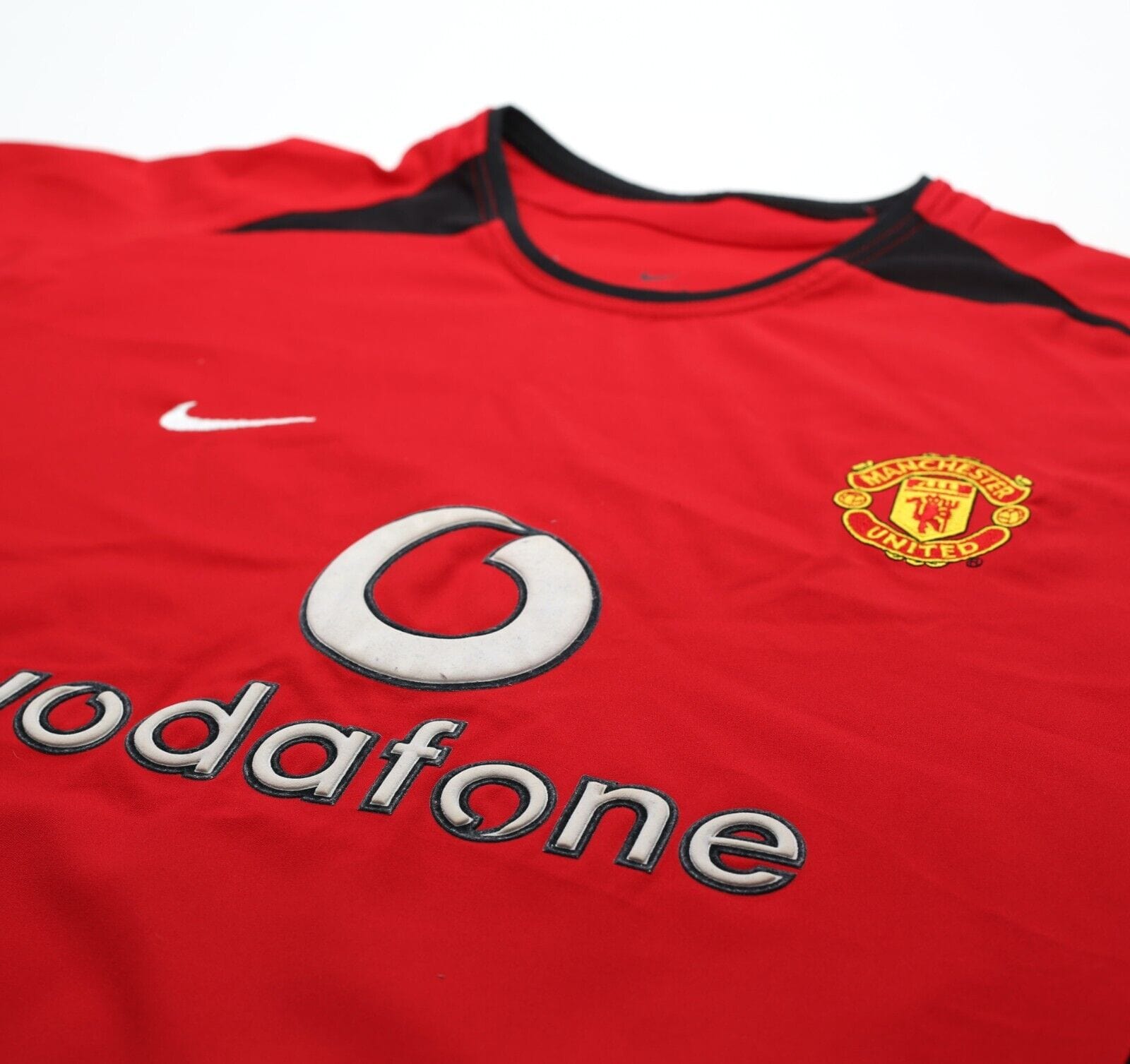 2002/04 RONALDO #7 Manchester United Vintage Nike Home Football Shirt (L)