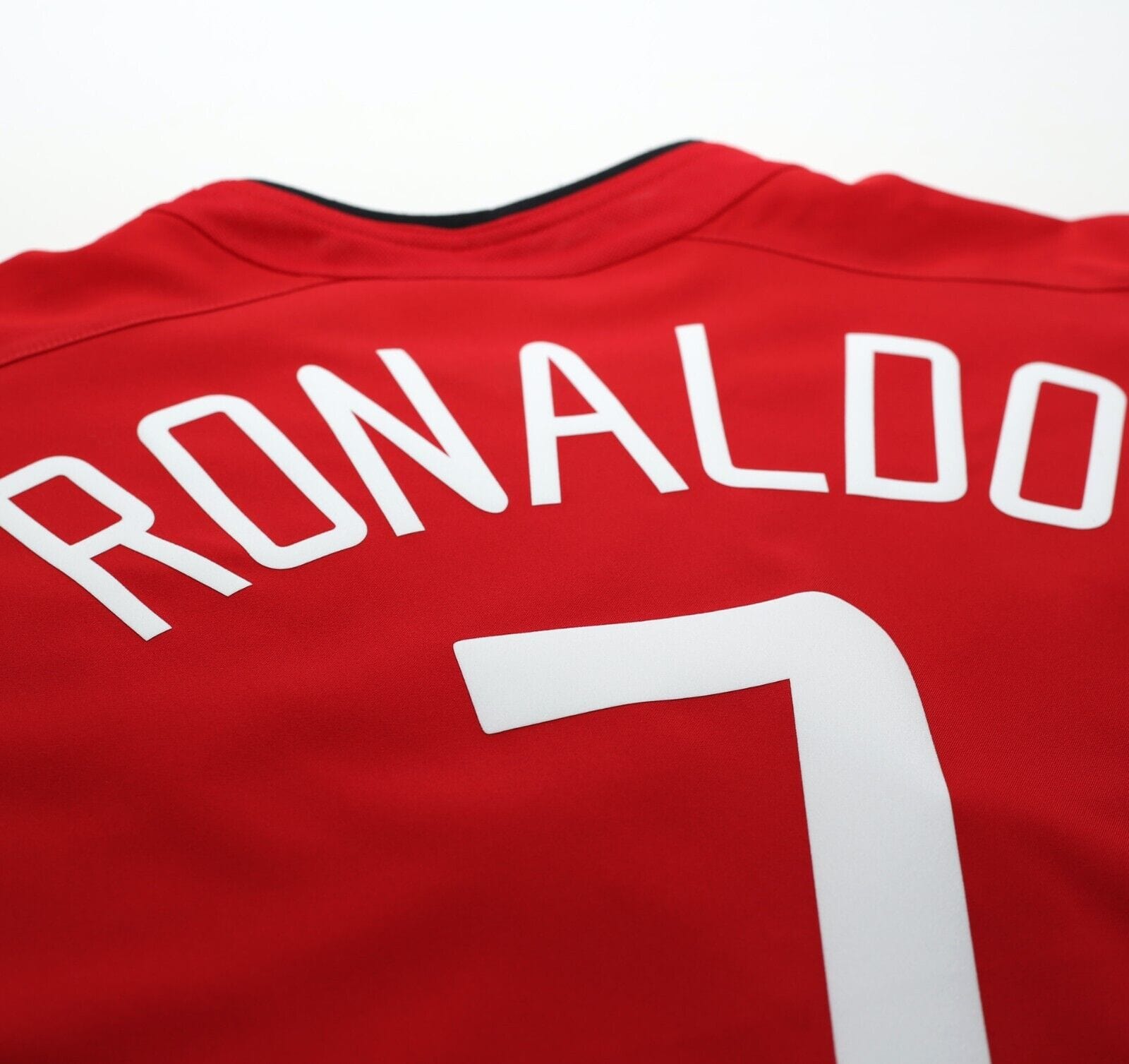 2002/04 RONALDO #7 Manchester United Vintage Nike Home Football Shirt (L)