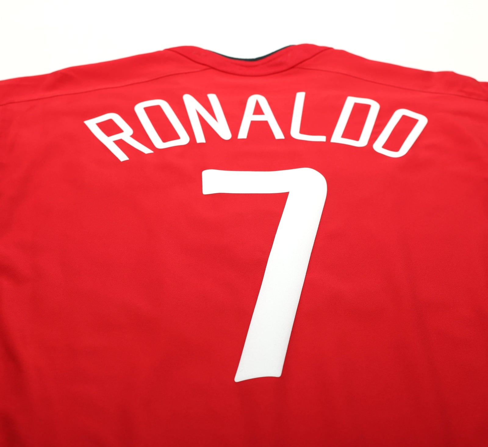 2002/04 RONALDO #7 Manchester United Vintage UCL Nike Home Football Shirt (L)