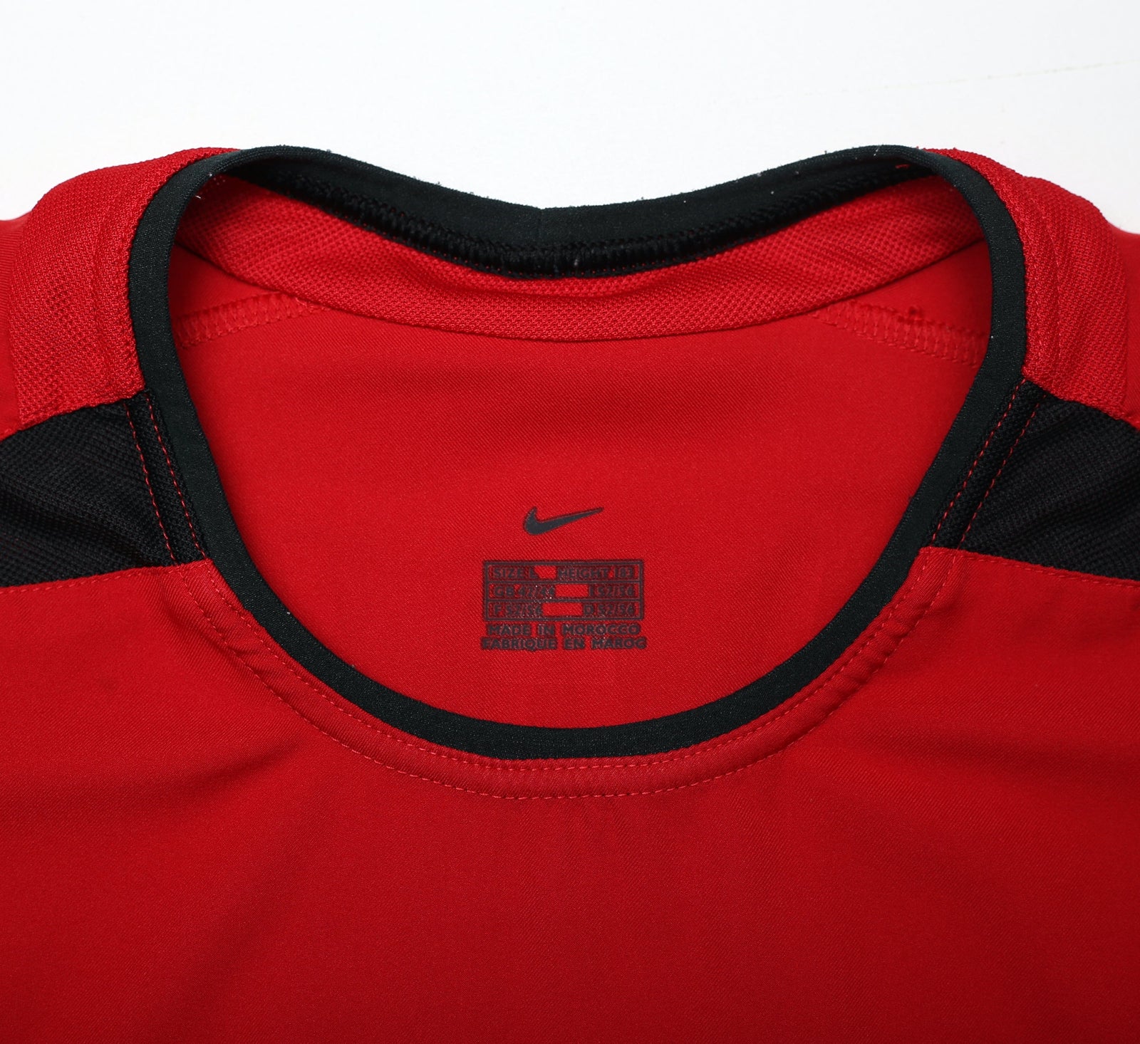 2002/04 RONALDO #7 Manchester United Vintage UCL Nike Home Football Shirt (L)