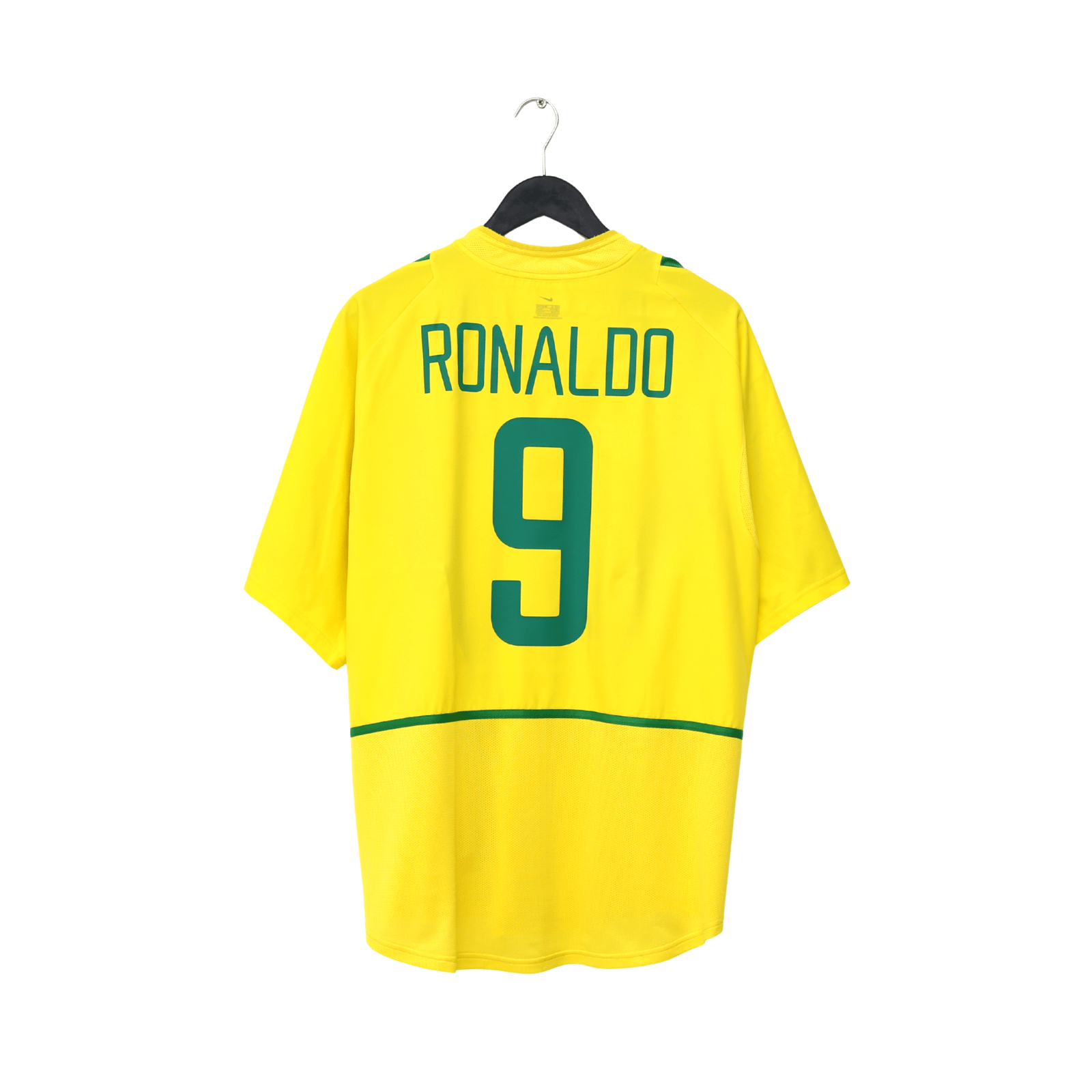 2002/04 RONALDO #9 Brazil Vintage Nike Home Football Shirt (XL)