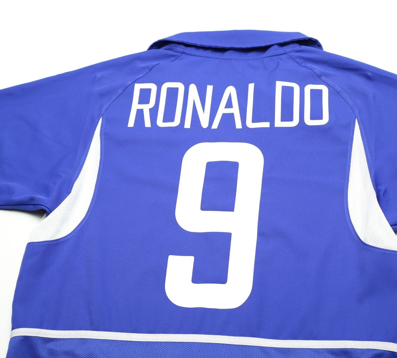 2002/04 RONALDO #9 Brazil Vintage Nike WC 2002 Away Football Shirt (S)