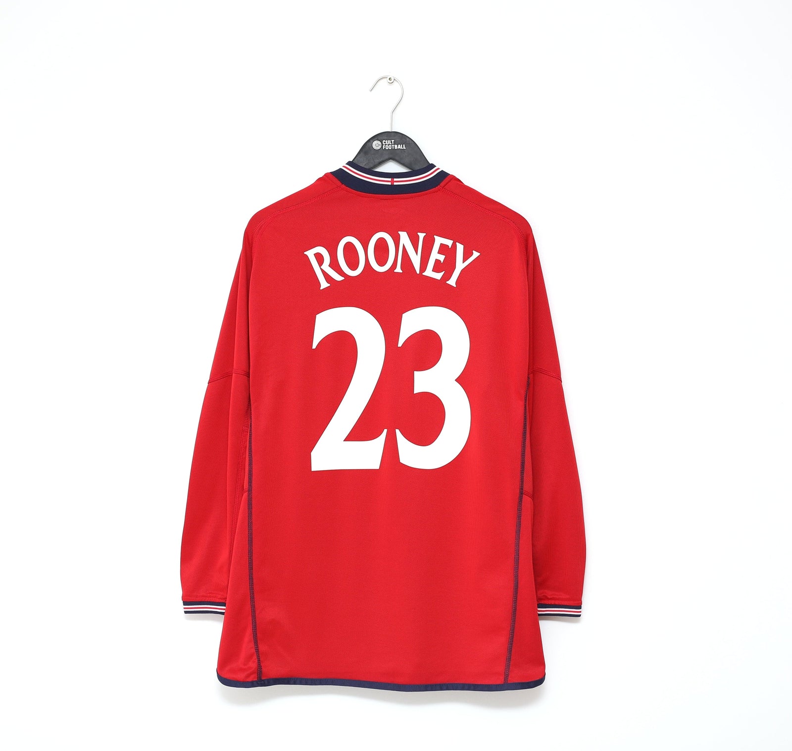 2002/04 ROONEY #23 England Vintage Umbro Away Debut Football Shirt XL Australia