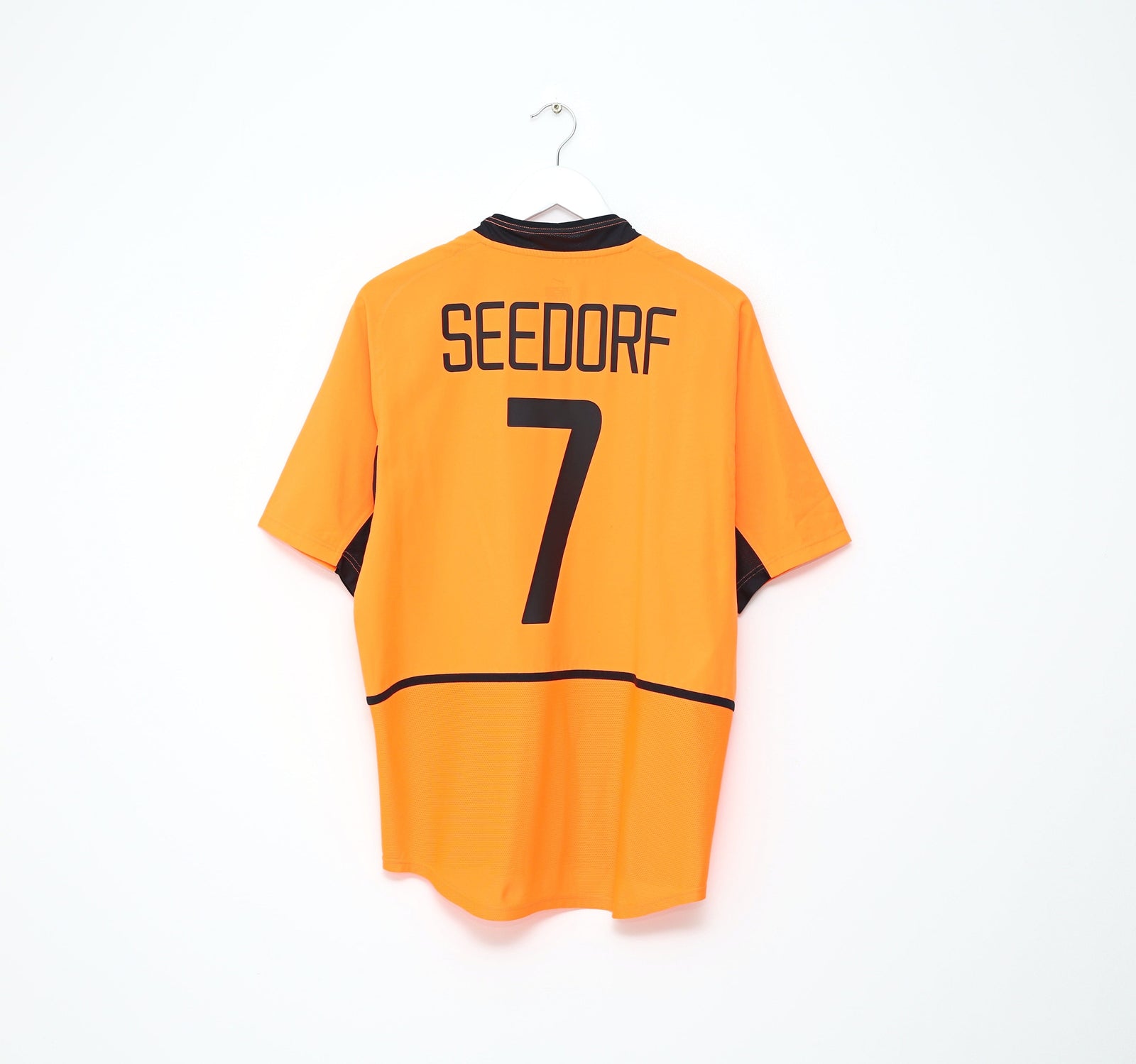 2002/04 SEEDORF #7 Holland Vintage Nike Home Football Shirt (M)