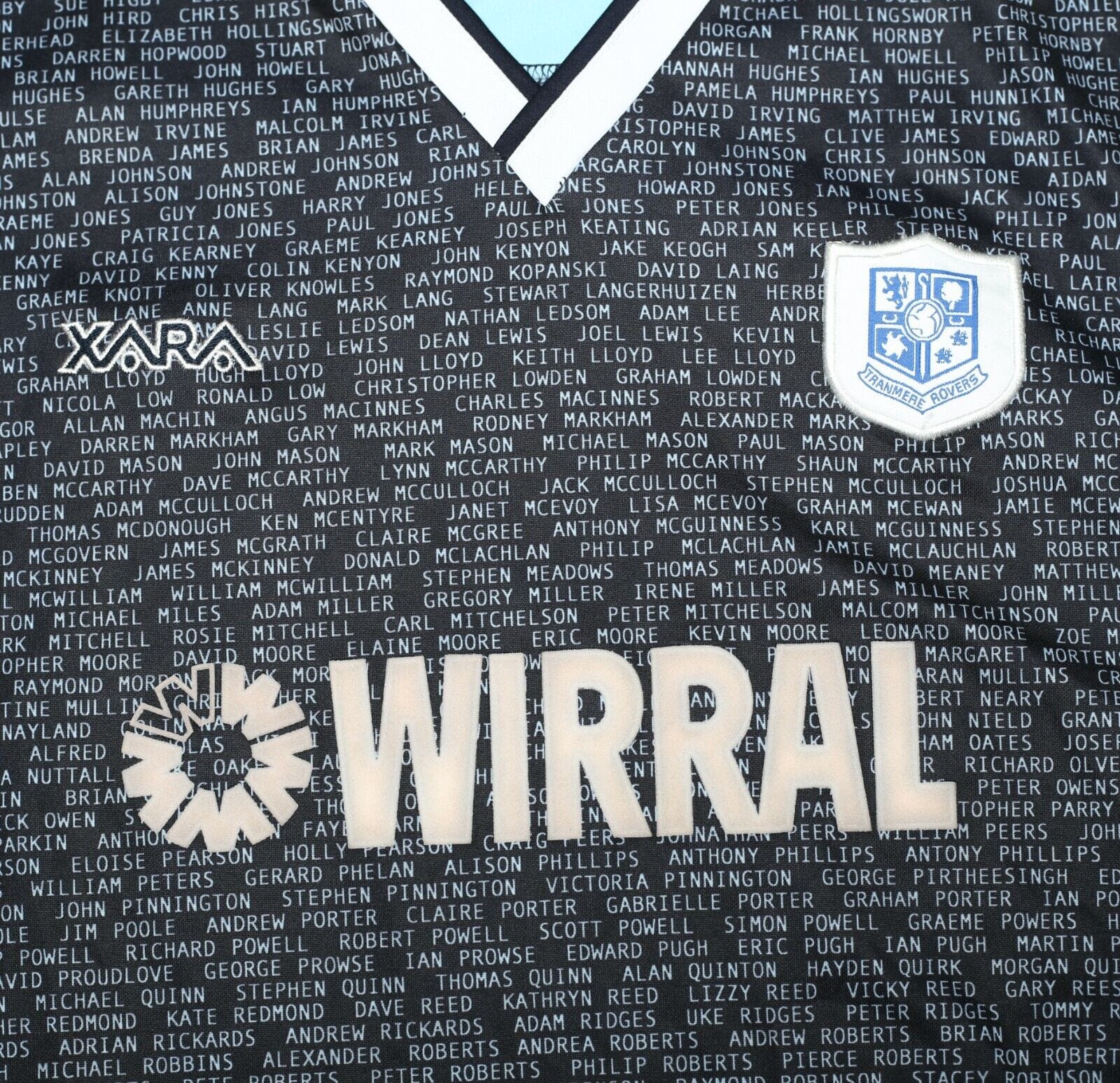 2002/04 TRANMERE ROVERS Vintage XARA Special Supporters LS Football Shirt (L)