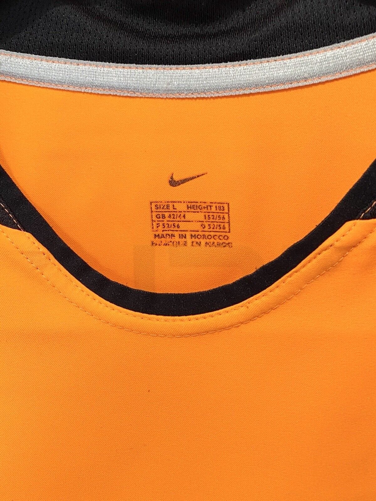 2002/04 V. NISTELROOY #9 Holland Vintage Nike Home Football Shirt (L)