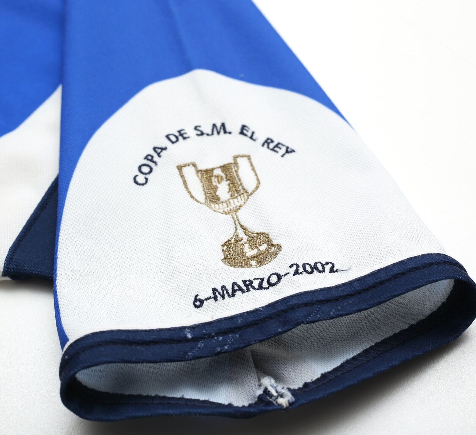 2002 DEPORTIVO Vintage Joma 'Copa Del Rey Final' Home Football Shirt Jersey (M)