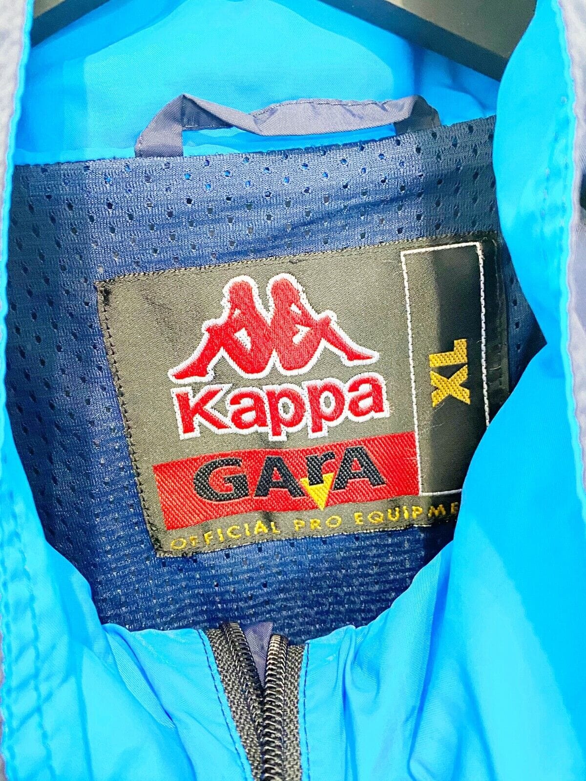 2002 ITALY Vintage Kappa Football Rain Jacket (XL) Maldini Totti Del Piero Era