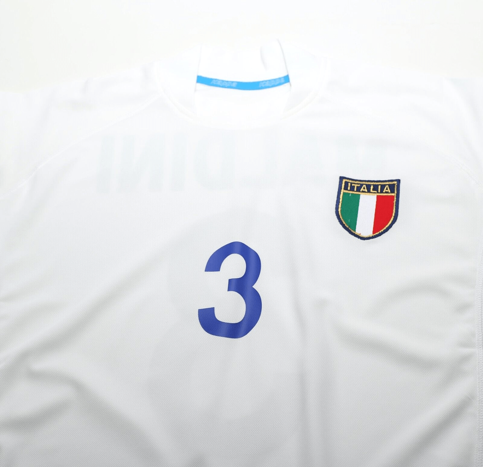 2002 MALDINI #3 Italy Vintage Kappa Away Football Shirt (L/XL) WC 2002 BNWT