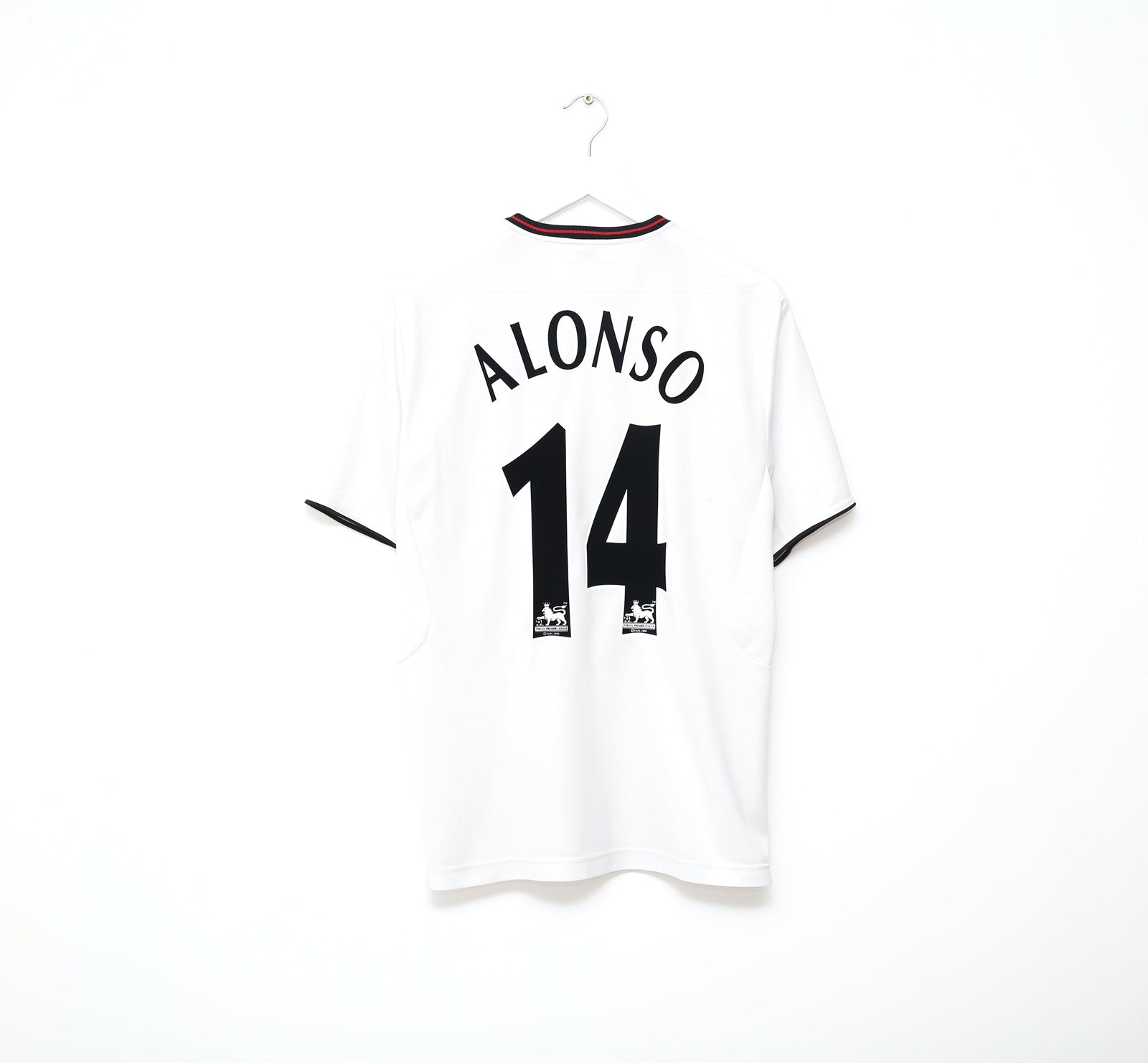 2003/04 ALONSO #14 Liverpool Vintage Reebok Away Football Shirt (M)
