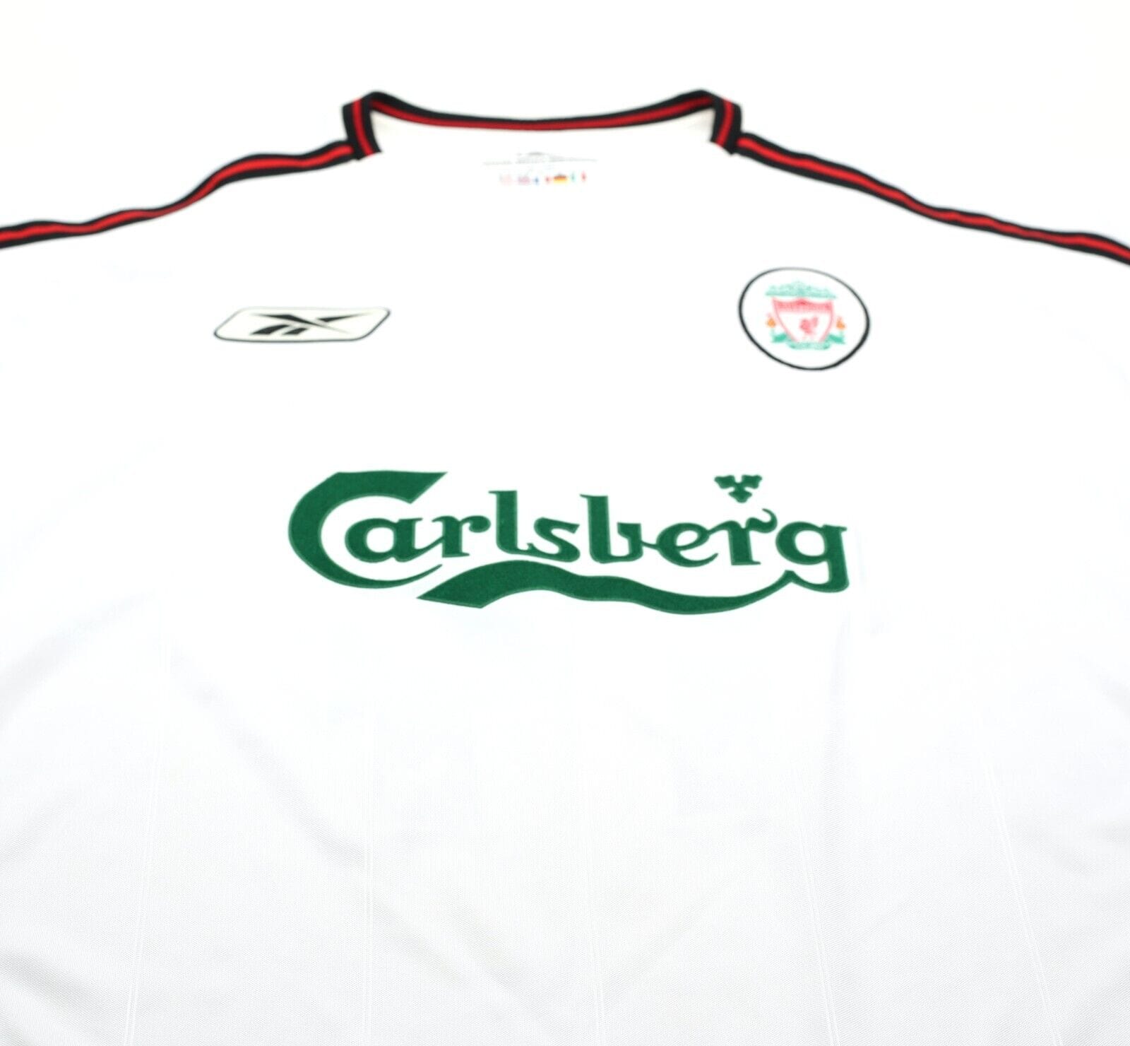 2003/04 ALONSO #14 Liverpool Vintage Reebok Away Football Shirt (XL)