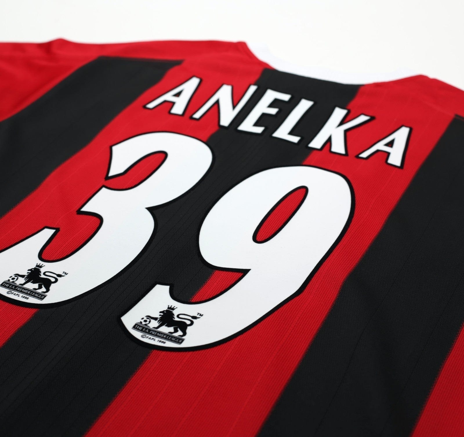 2003/04 ANELKA #39 Manchester City Vintage Reebok Away Football Shirt (M)