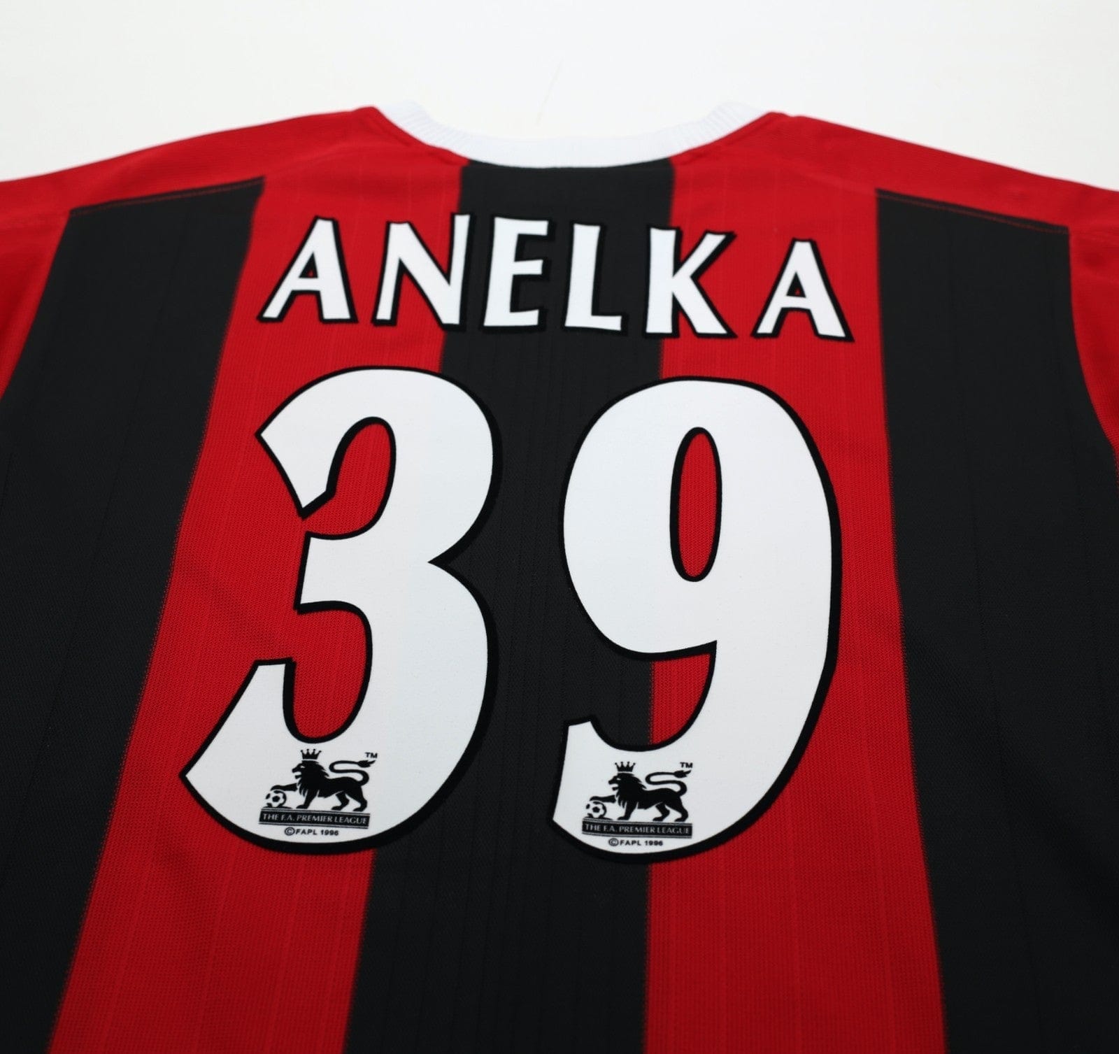 2003/04 ANELKA #39 Manchester City Vintage Reebok Away Football Shirt (M)