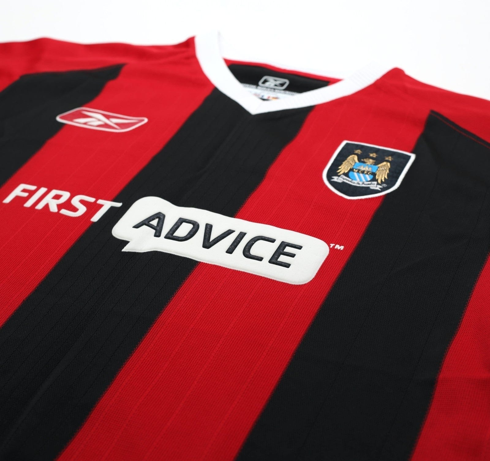 2003/04 ANELKA #39 Manchester City Vintage Reebok Away Football Shirt (M)