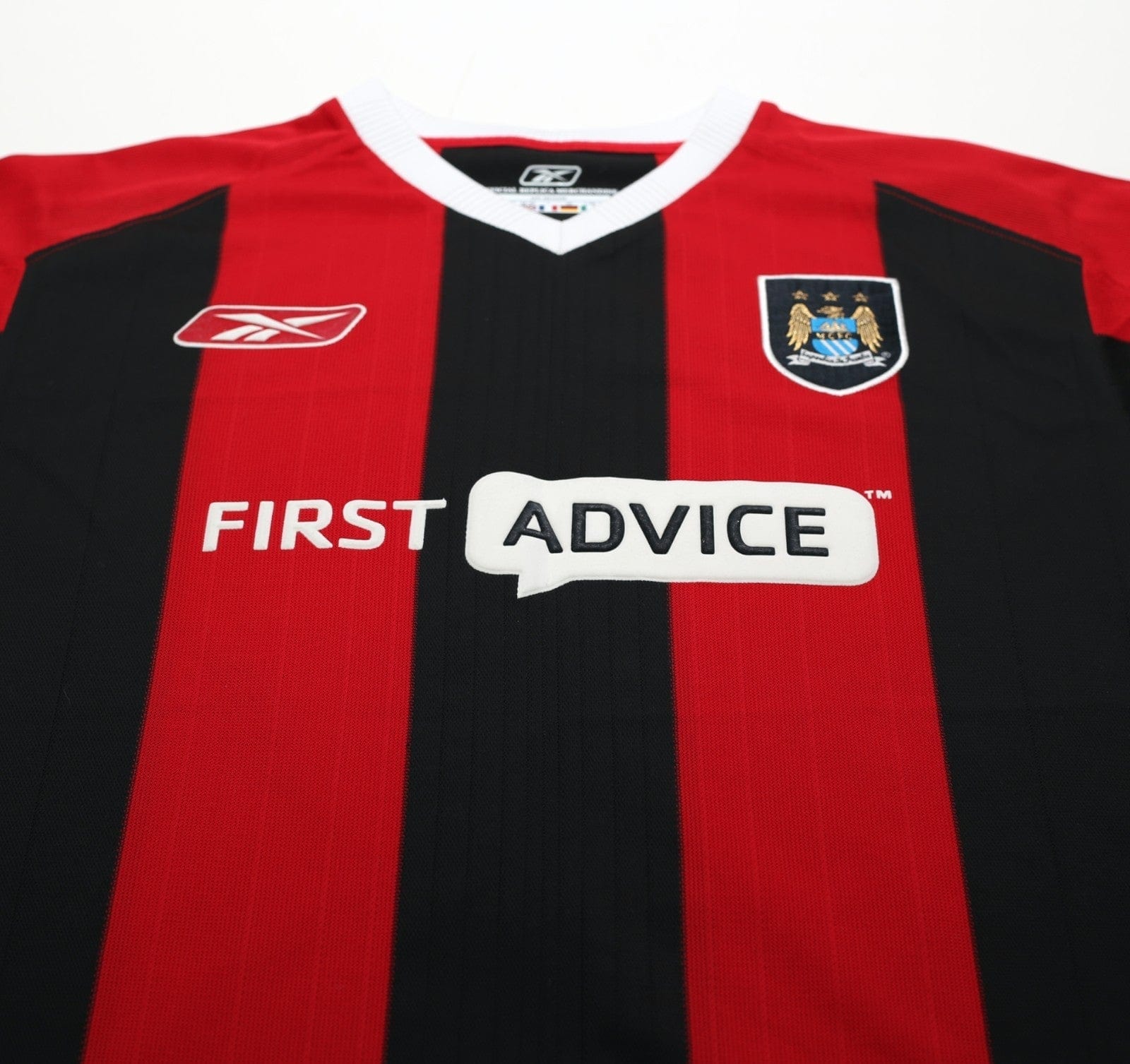 2003/04 ANELKA #39 Manchester City Vintage Reebok Away Football Shirt (M)