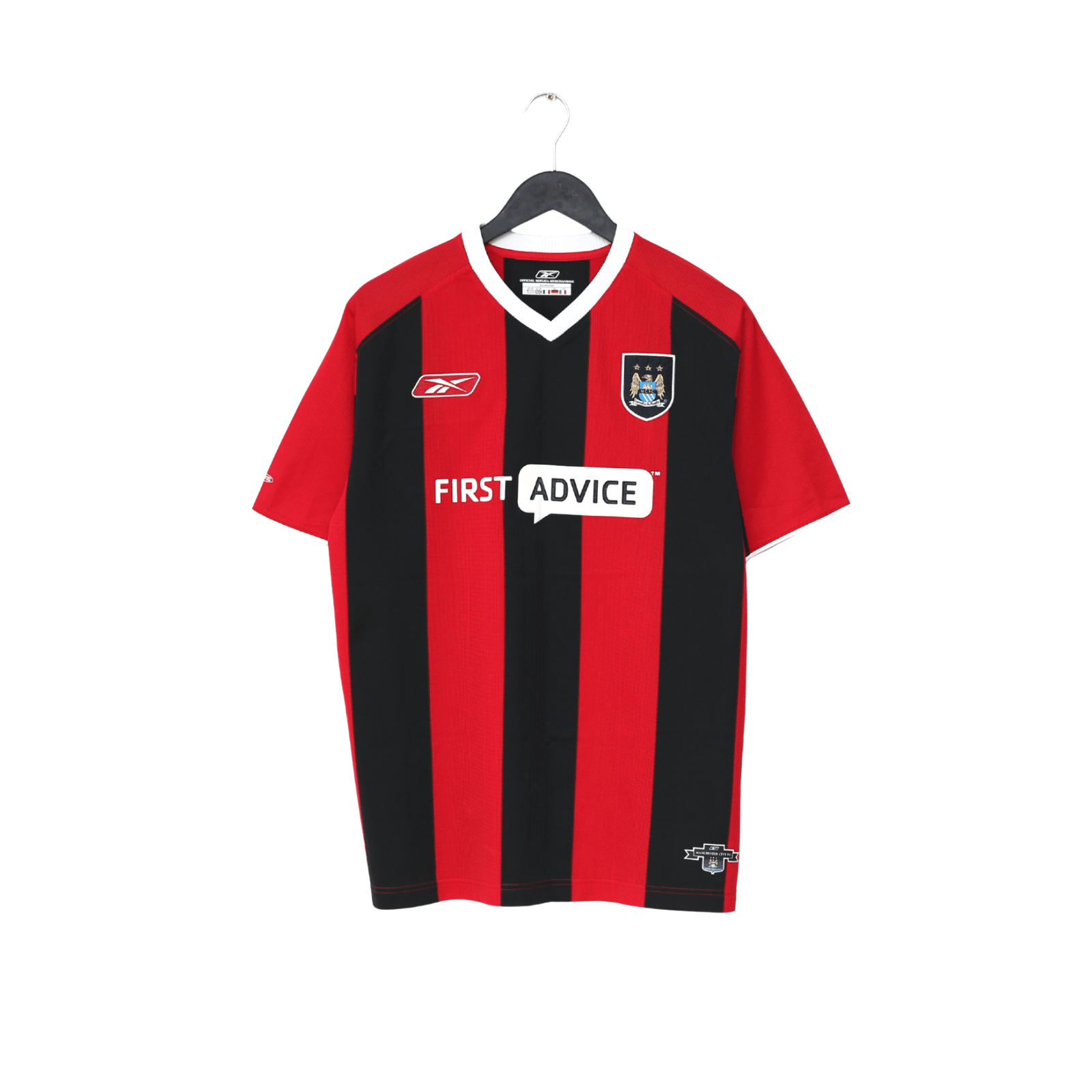 2003/04 ANELKA #39 Manchester City Vintage Reebok Away Football Shirt (M)