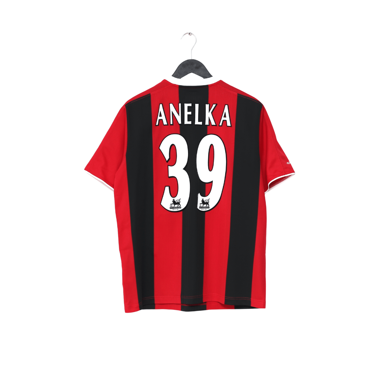 2003/04 ANELKA #39 Manchester City Vintage Reebok Away Football Shirt (M)