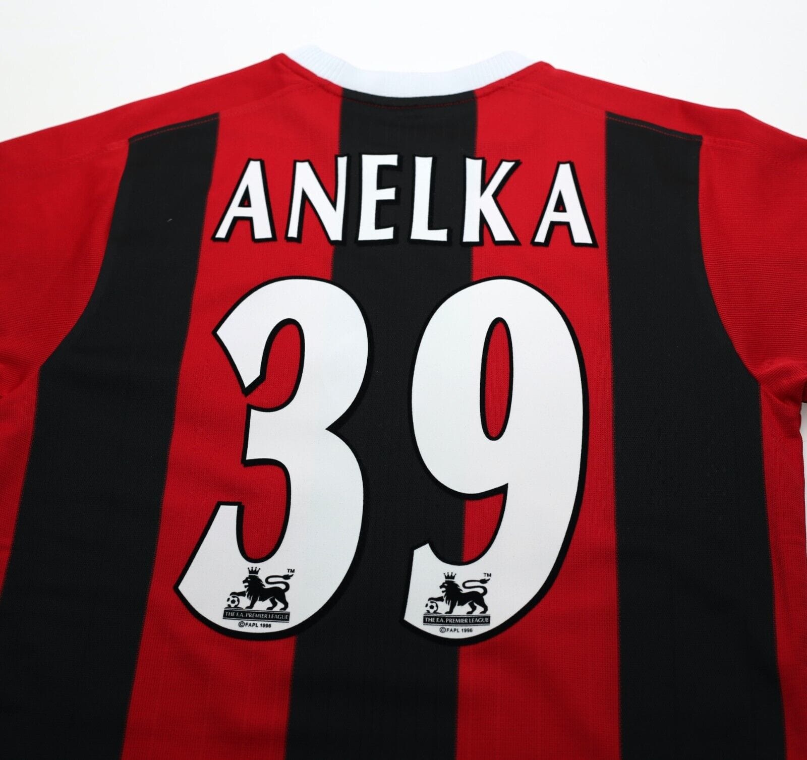 2003/04 ANELKA #39 Manchester City Vintage Reebok Away Football Shirt (S)