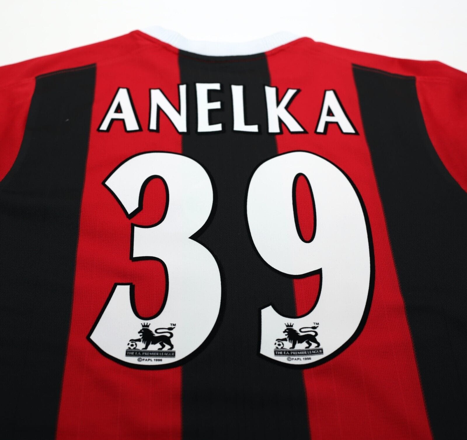 2003/04 ANELKA #39 Manchester City Vintage Reebok Away Football Shirt (S)