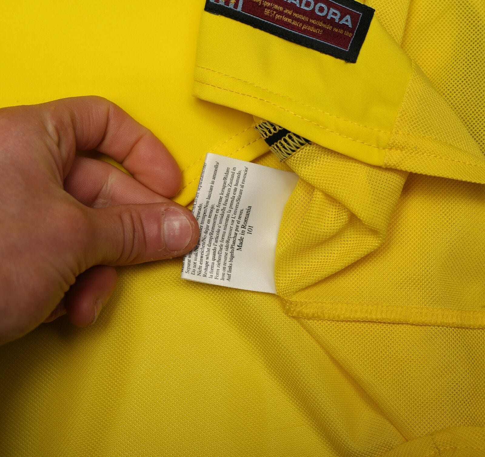 2003/04 ANGEL #18 Aston Villa Vintage Diadora Away Football Shirt (L)