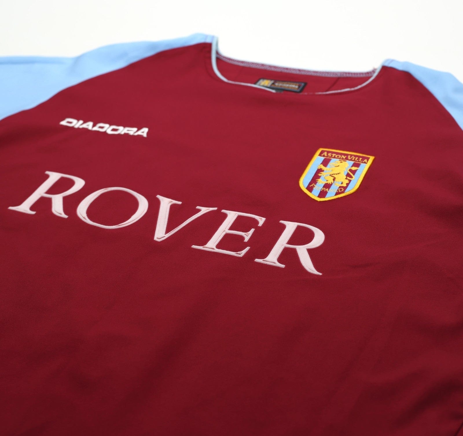 2003/04 ANGEL #18 Aston Villa Vintage Diadora Home Football Shirt (L)
