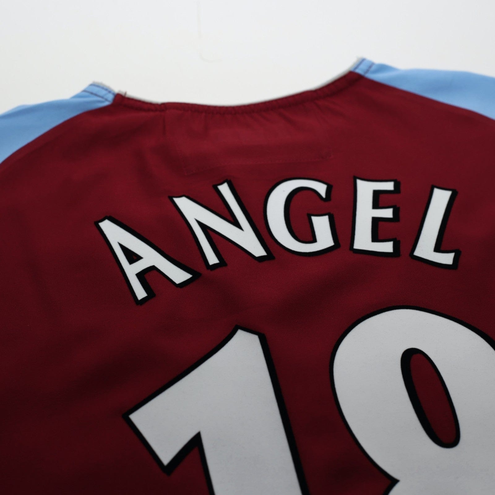 2003/04 Angel #18 Aston Villa Vintage Diadora Home Football Shirt (S/M)
