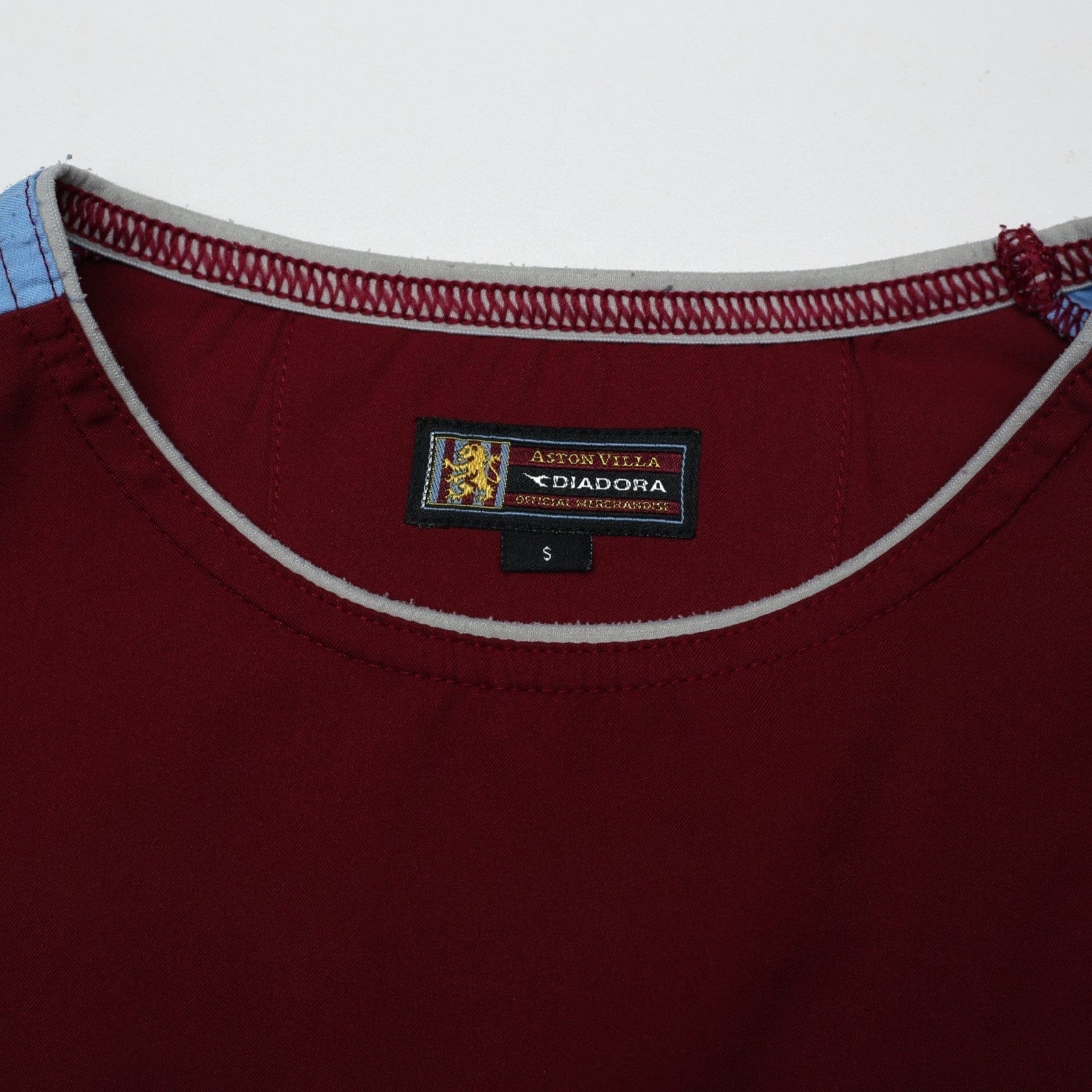 2003/04 Angel #18 Aston Villa Vintage Diadora Home Football Shirt (S/M)