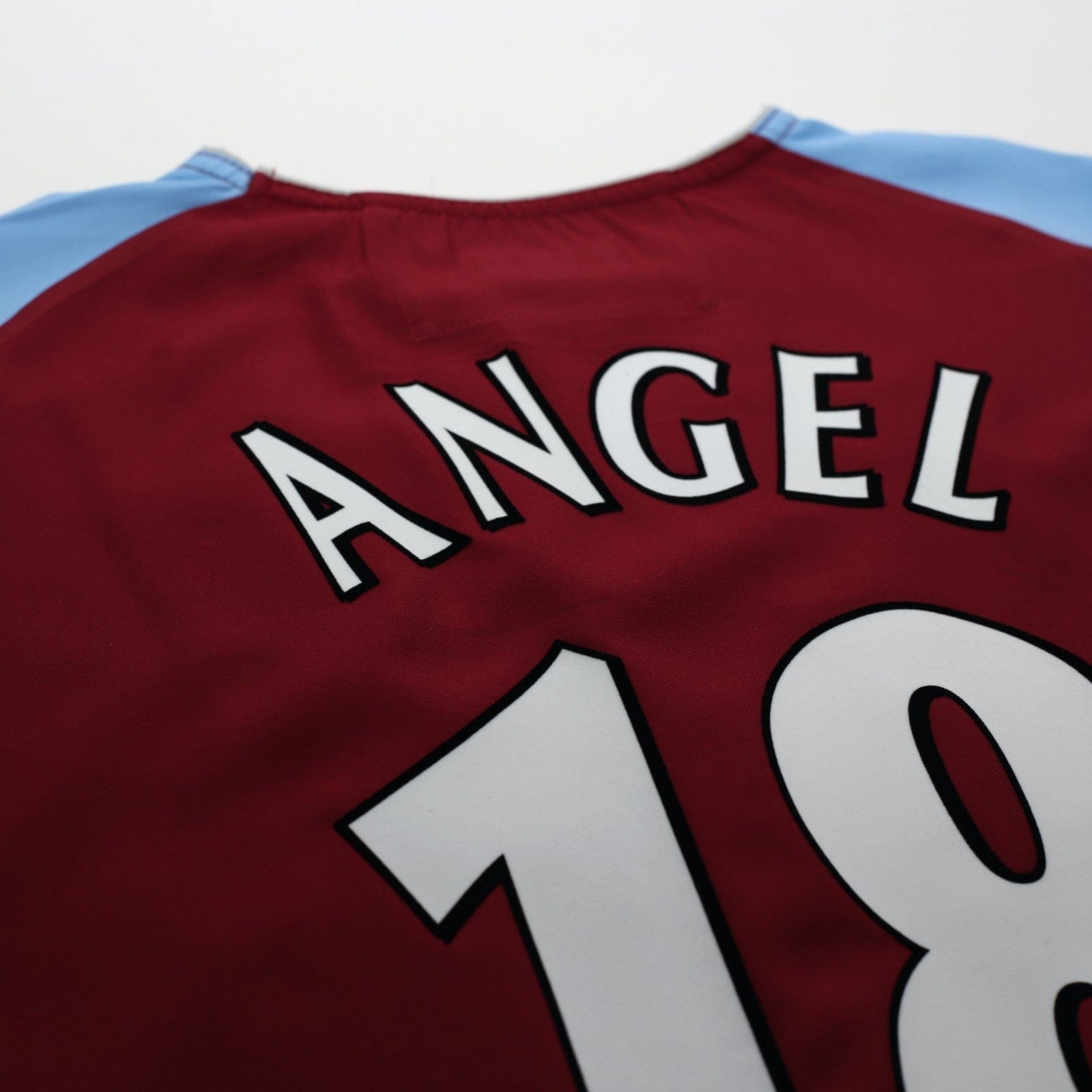 2003/04 Angel #18 Aston Villa Vintage Diadora Home Football Shirt (S/M)