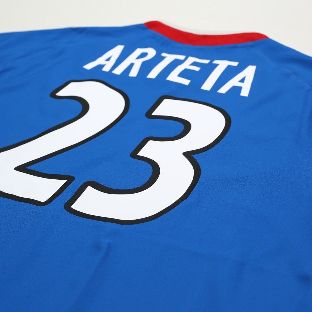 2003/04 Arteta #23 Rangers Vintage Diadora Home Football Shirt (XL)