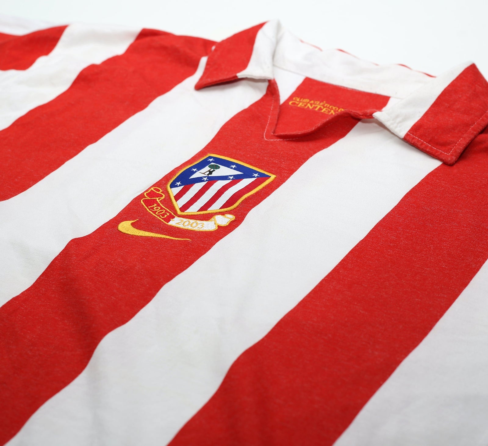 2003/04 ATLETICO MADRID Nike Home Football Shirt (XL)