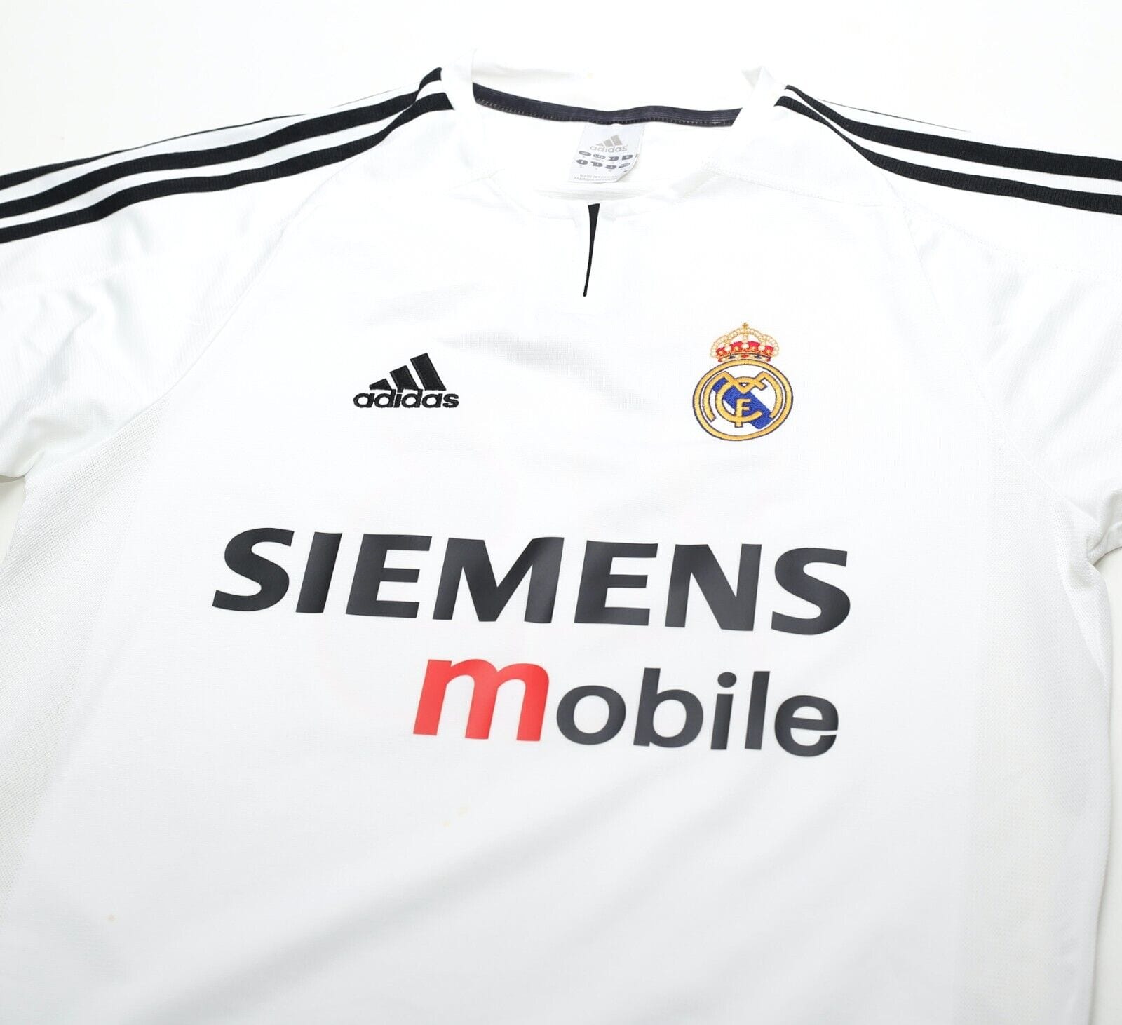 2003/04 BECKHAM #23 Real Madrid Vintage adidas Home Football Shirt (S)