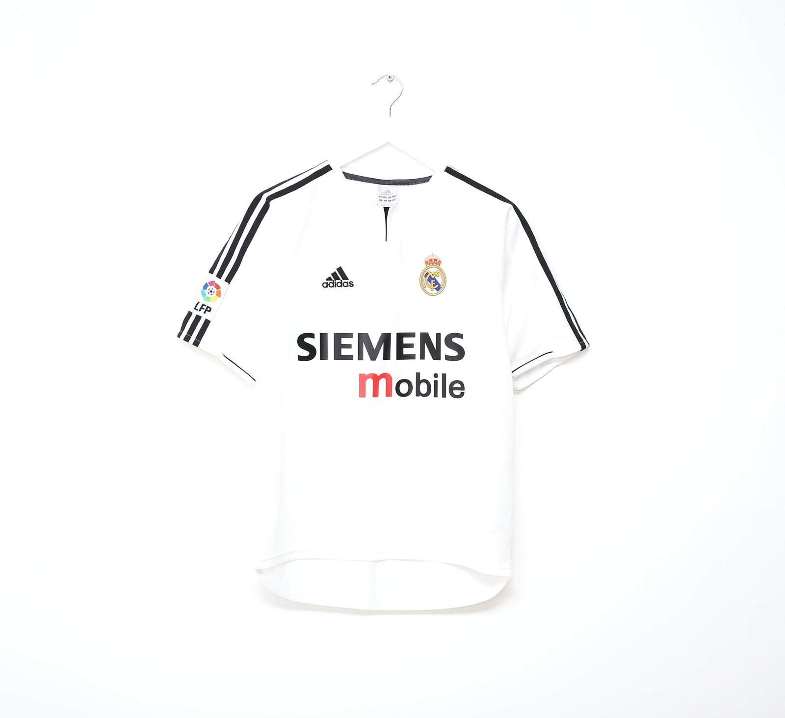 2003/04 BECKHAM #23 Real Madrid Vintage adidas Home Football Shirt (S)