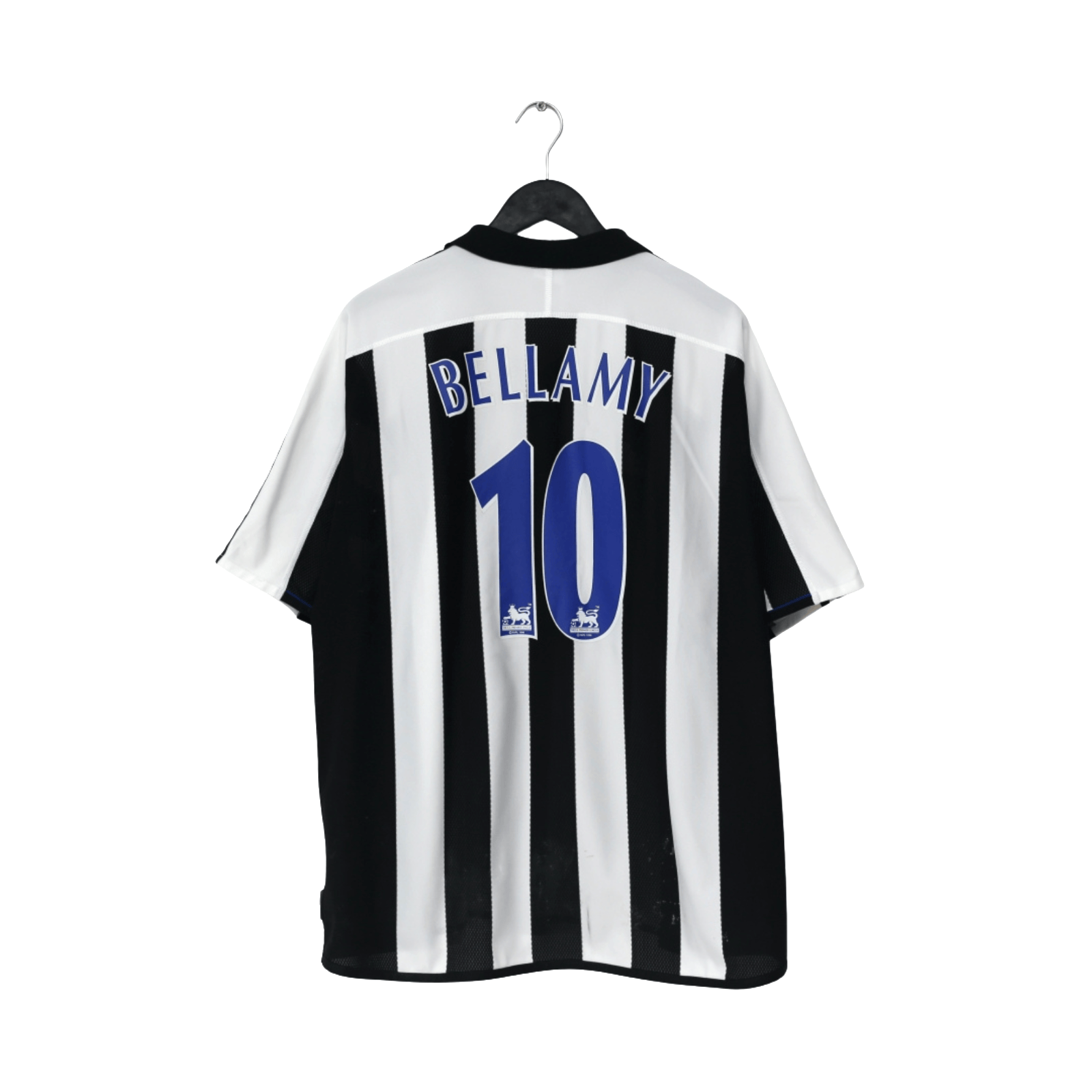 2003/04 Bellamy #10 Newcastle United Vintage adidas Home Football Shirt (XXL)