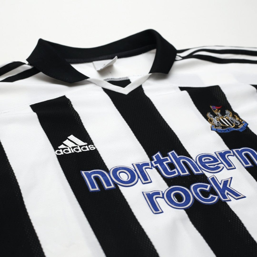 2003/04 Bellamy #10 Newcastle United Vintage adidas Home Football Shirt (XXL)
