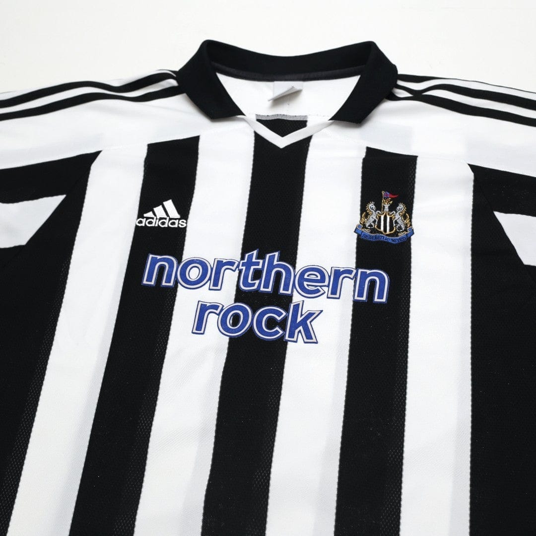 2003/04 Bellamy #10 Newcastle United Vintage adidas Home Football Shirt (XXL)
