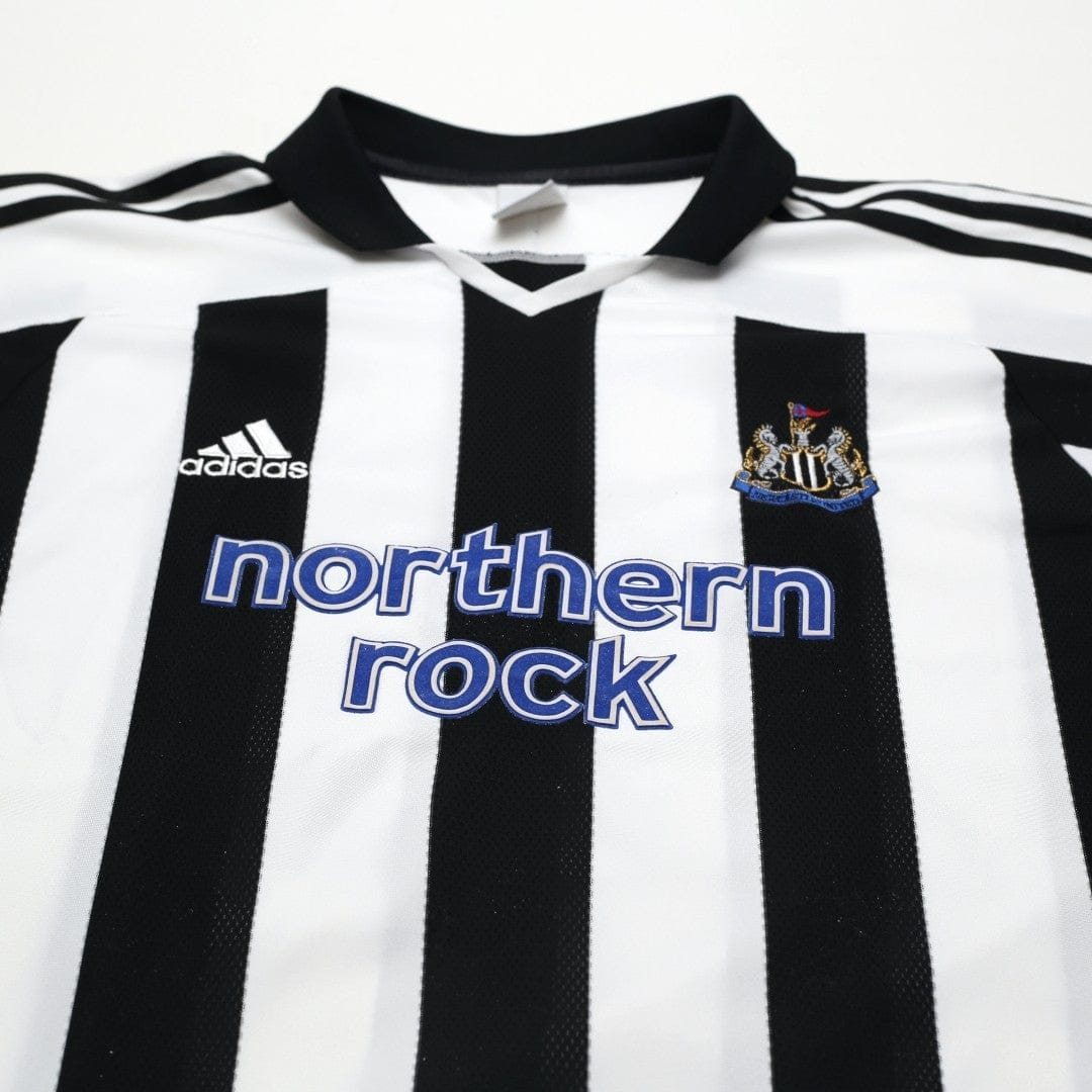 2003/04 Bellamy #10 Newcastle United Vintage adidas Home Football Shirt (XXL)