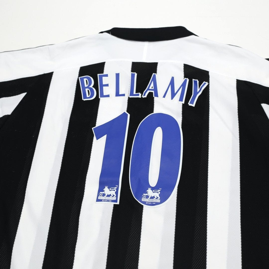 2003/04 Bellamy #10 Newcastle United Vintage adidas Home Football Shirt (XXL)