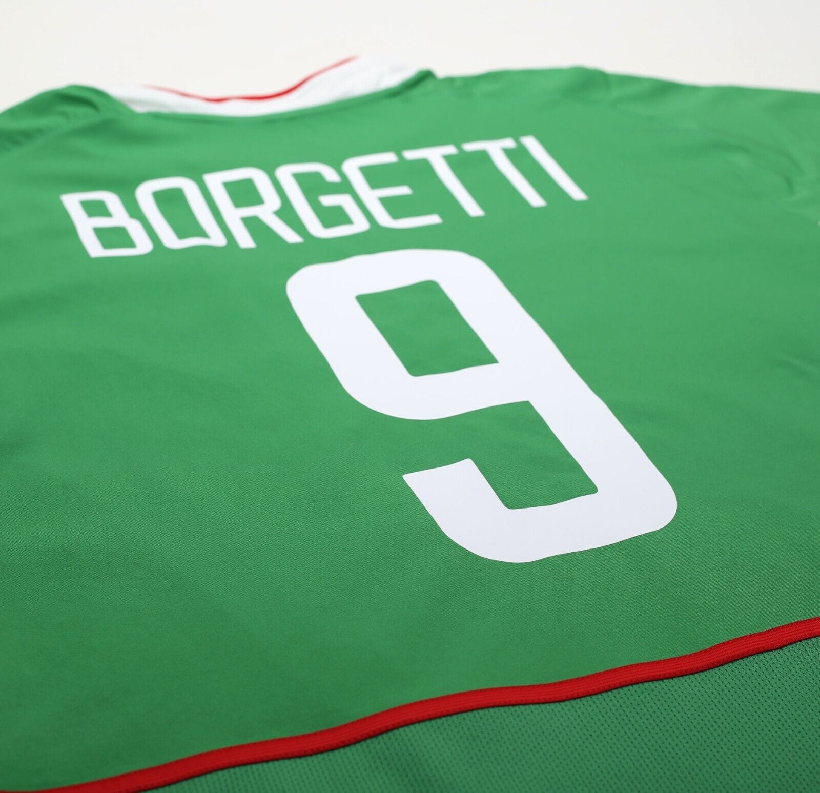 2003/04 BORGETTI #9 Mexico Vintage Nike Home Football Shirt (XL)