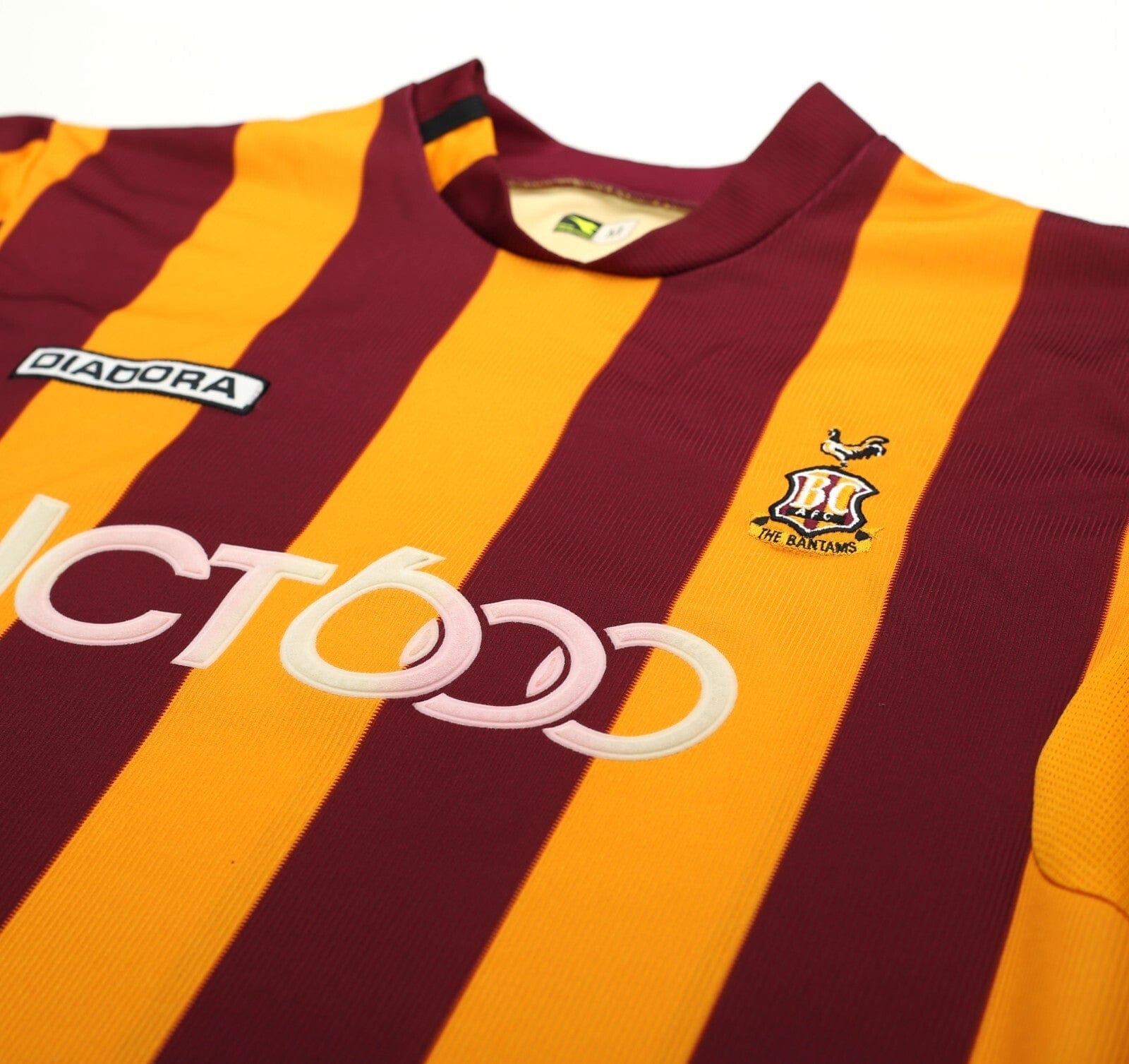 2003/04 BRADFORD CITY Vintage Diadora Centenary Home Shirt (M)