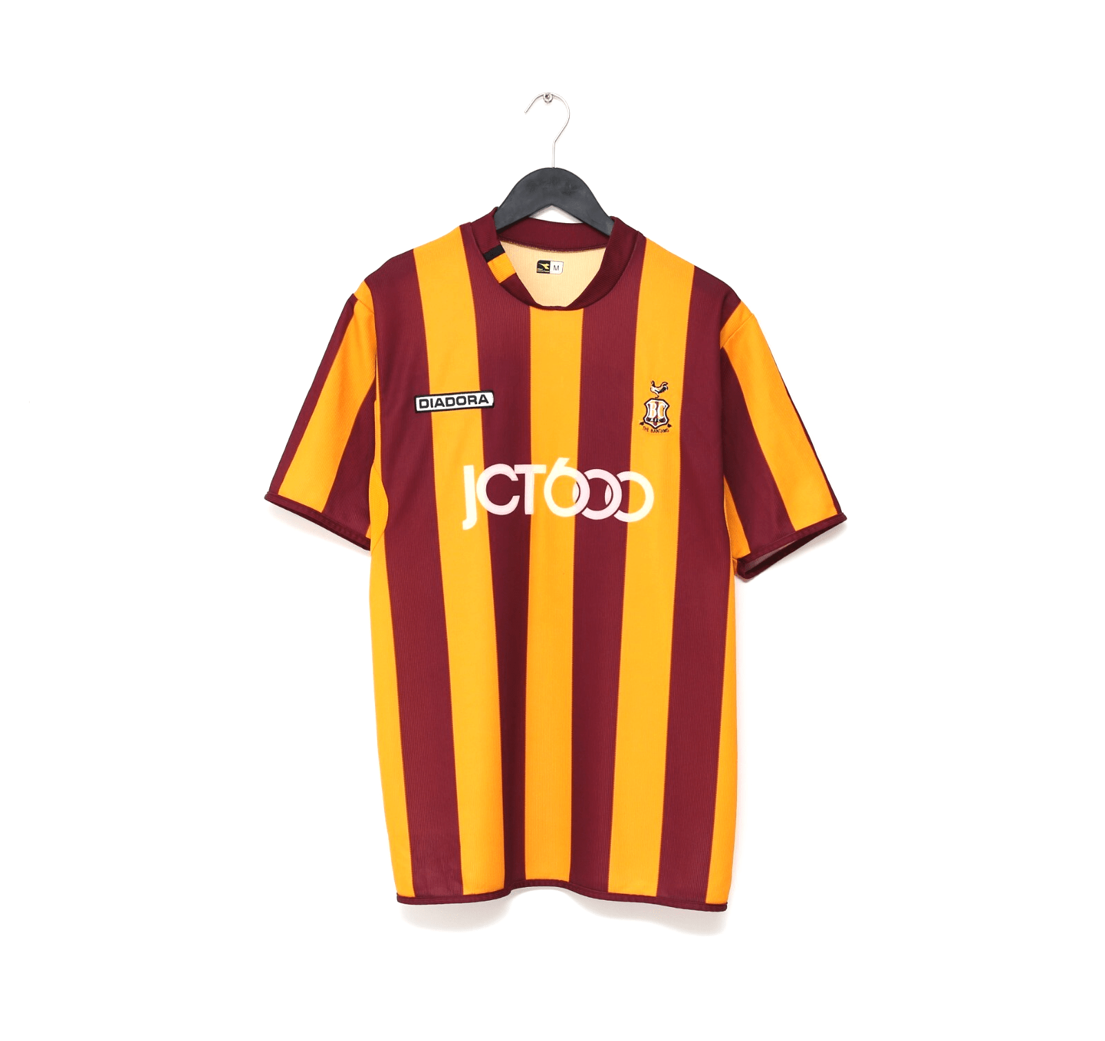 2003/04 BRADFORD CITY Vintage Diadora Centenary Home Shirt (M)