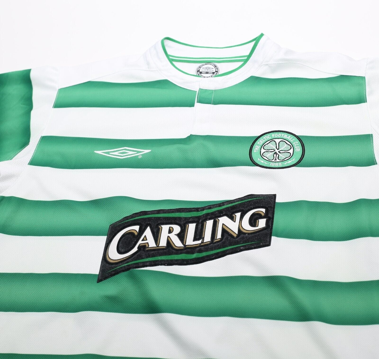 2003/04 CELTIC Vintage Umbro Home Football Shirt (M)