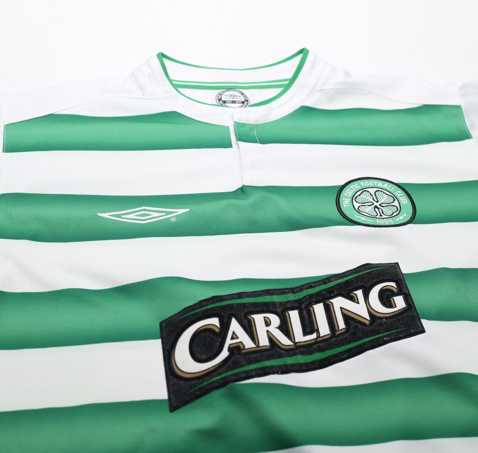 2003/04 CELTIC Vintage Umbro Home Football Shirt (M)