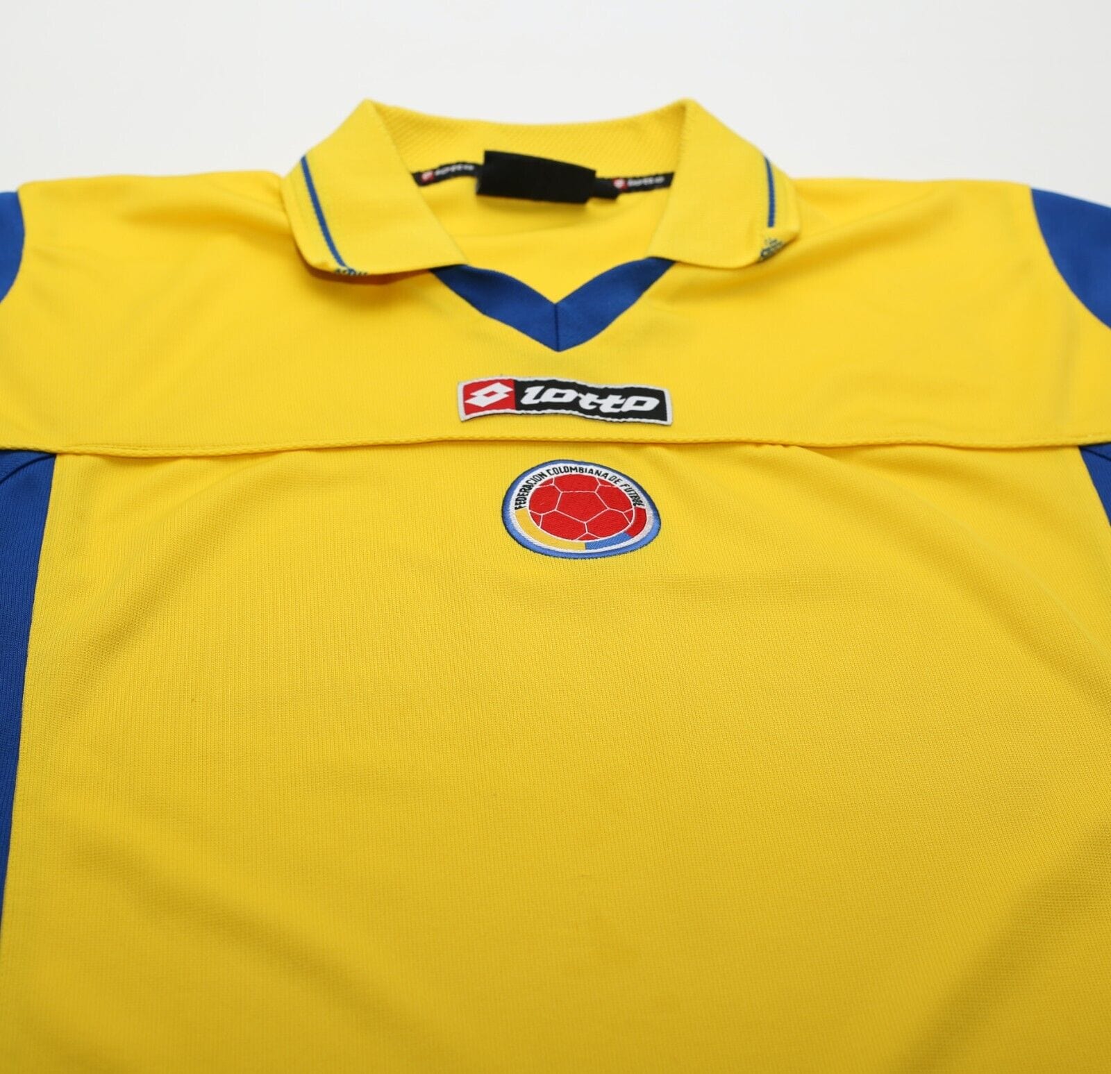 2003/04 COLOMBIA Vintage Lotto Home Football Shirt (L)