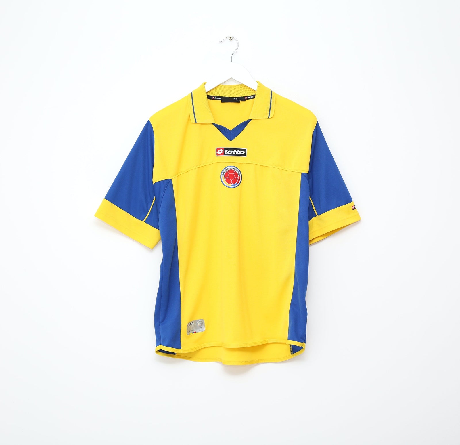 2003/04 COLOMBIA Vintage Lotto Home Football Shirt (L)