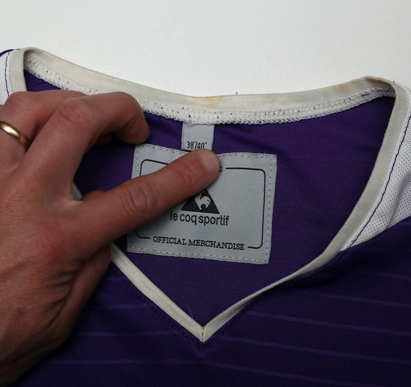 2003/04 DAVENPORT #11 Harchester United Vintage LCS Home Football Shirt (M)