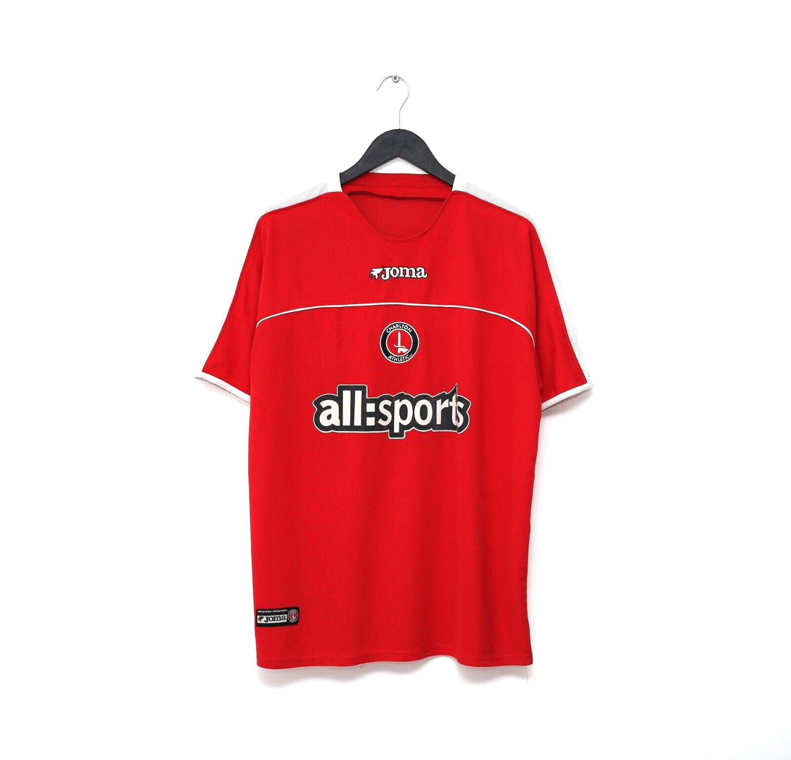 2003/04 DI CANIO #11 Charlton Athletic Vintage Joma Home Football Shirt (XL)