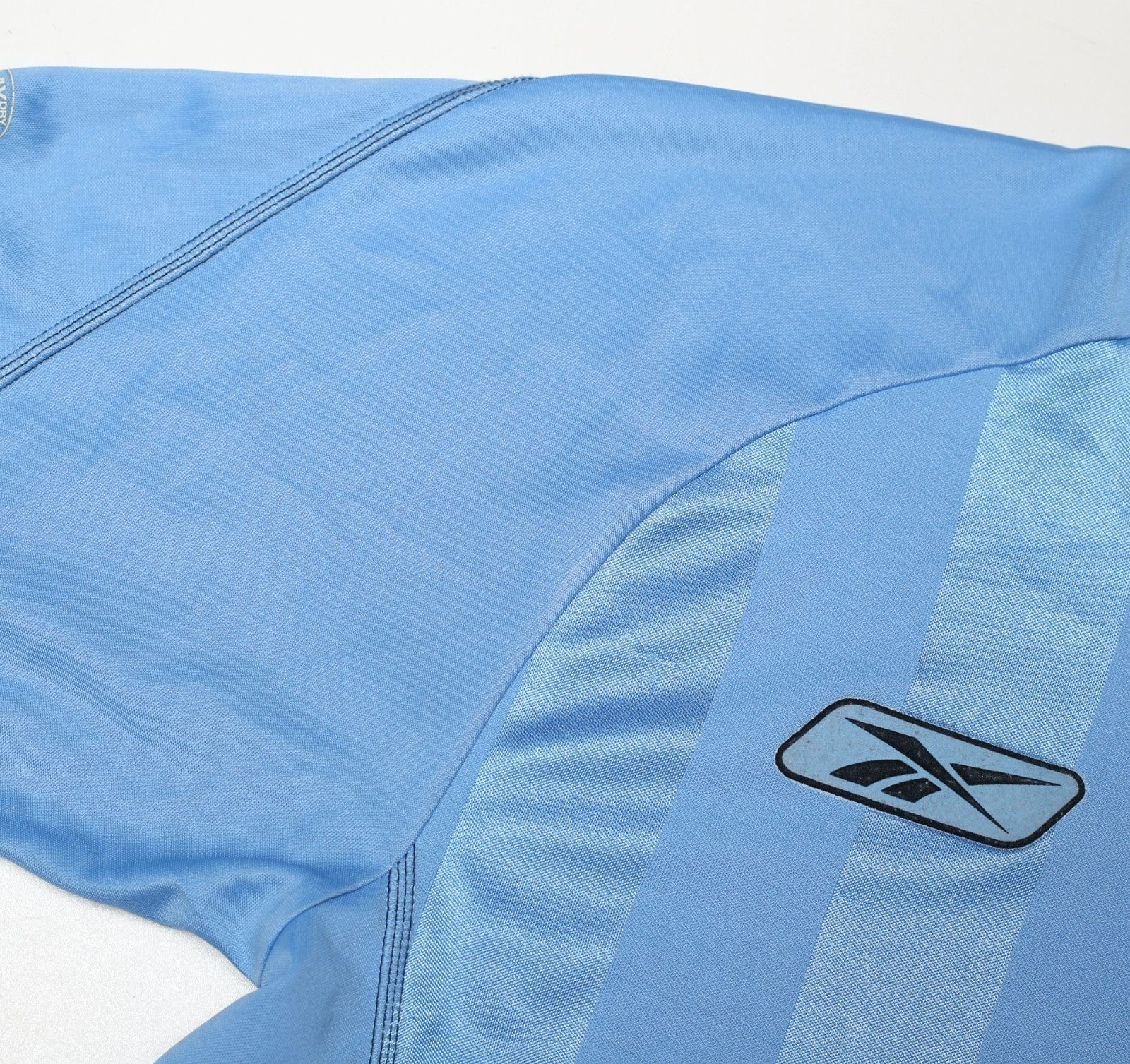 2003/04 FOWLER #8 Manchester City Vintage Reebok Home Football Shirt (S)