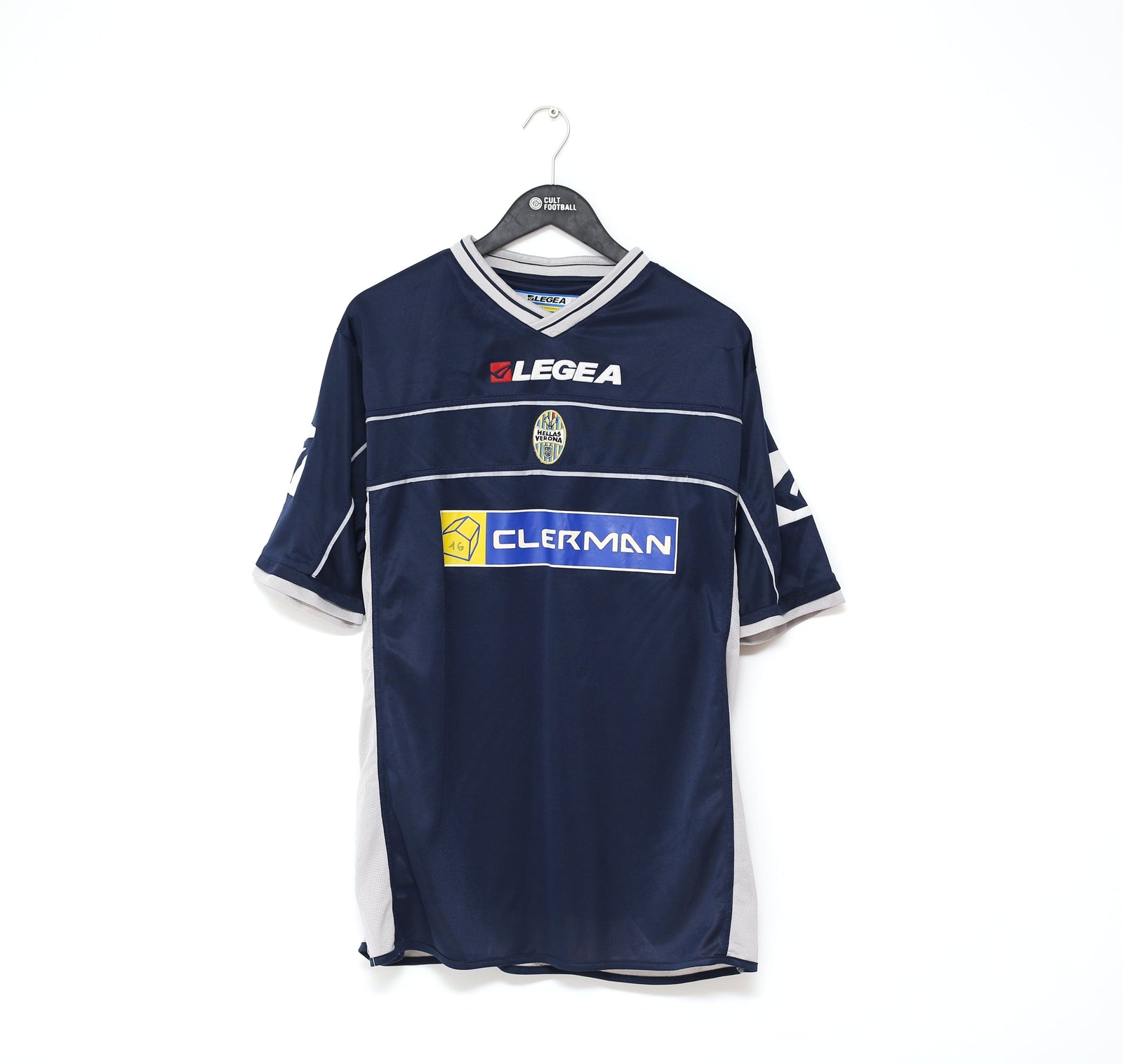 2003/04 HELLAS VERONA Vintage Legea Training Football Shirt Jersey (XL)