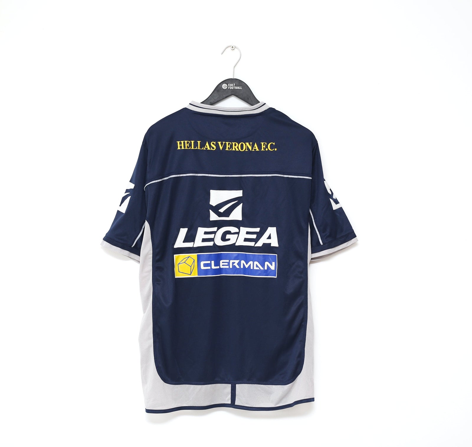 2003/04 HELLAS VERONA Vintage Legea Training Football Shirt Jersey (XL)
