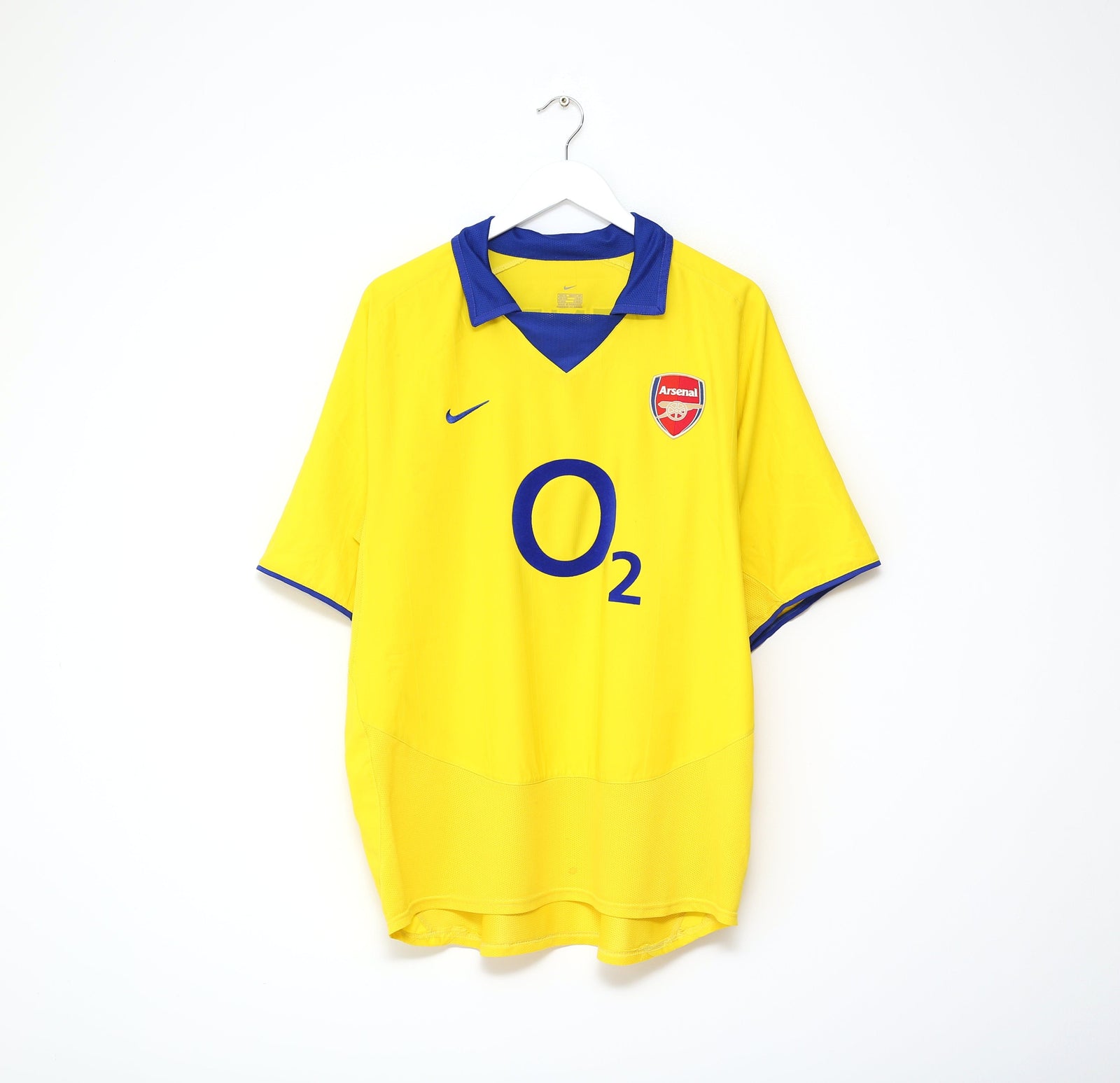 2003/04 HENRY #14 Arsenal Vintage Nike Away Football Shirt Jersey (XL)